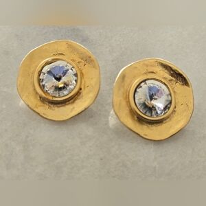 Vintage Norma Jean "Headlight" Clup On Earrings